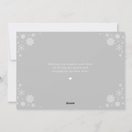 Liefste Hart Vrolijk Kerstkaart (Achterkant)