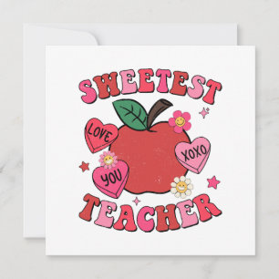 Liefste Leraar Valentijnsdag Hearts Kaart