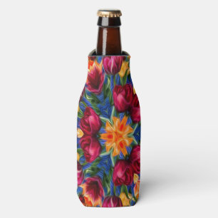 Liefste liefde oranje tulpenpatroon flesjeskoeler
