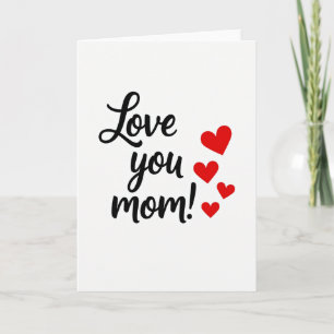 Liefste Mama Hartjes Kaart