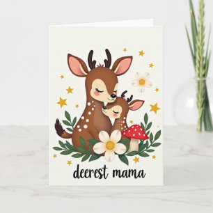 Liefste Mama Woodland Lieverkaart Kaart