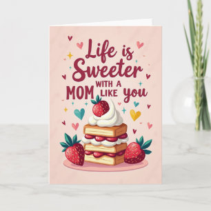 Liefste Moeder Aardbeienkaart Kaart
