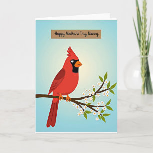 Liefste Moeder Vogel Lente Kaart