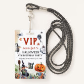 LiefWaterverf kinderen Birthday Halloween VIP Badge (Voorkant met draagriem)