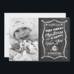 LIEN CARTE 2013 CI-DESSOUS | Chalkboard 2012 Noël<br><div class="desc">LA VERSION 2013 DE CETTE CARTE EST MAINTENANT DISPONIBLE. CLIQUEZ SUR LE PETIT GRAPHIQUE CI-DESSUS POUR ALLER À LA PAGE PRODUIT POUR PERSONNALISER ET ACHETER CETTE CARTE DE VACANCES. Ce design branché de carte à plat de Noël par The Spotted Olive présente une typographie en tableau noir avec les mots...</div>