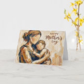 Lien Éternel de Grâce Carte de la Fête des Mères (Fleur jaune)