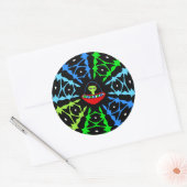 LiEn ontmoeting! Ronde Sticker (Envelop)