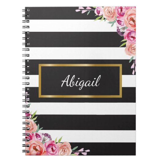 Lien spirale de journal personnalisable avec pages (Devant)