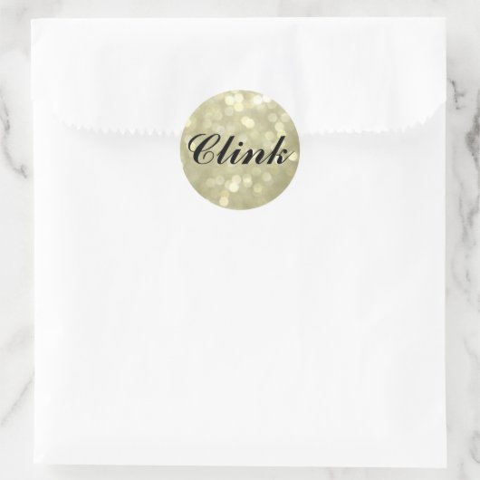 Lien sur Sticker Bubbles Champagne (Sac)