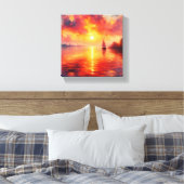Lienzo Atardecer Canvas Afdruk (Insitu (Slaapkamer))