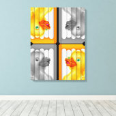 lienzo canvas afdruk (Insitu (Houten vloer))