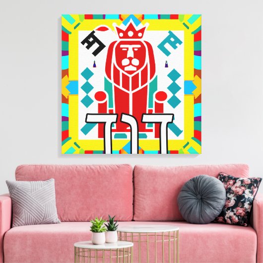 Lienzo David Canvas Afdruk (Insitu (Woonkamer))