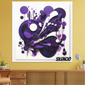 Lienzo Decorativo Biodiversidad Nocturna Silencio Canvas Afdruk (Insitu (Woonkamer))