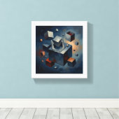 lienzo decorativo canvas afdruk (Insitu (Houten vloer))