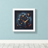 lienzo decorativo canvas afdruk (Insitu (Houten vloer))