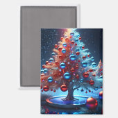 Lienzo Decorativo navidad 1 - 002 Magneet (Voorkant / Achterkant)