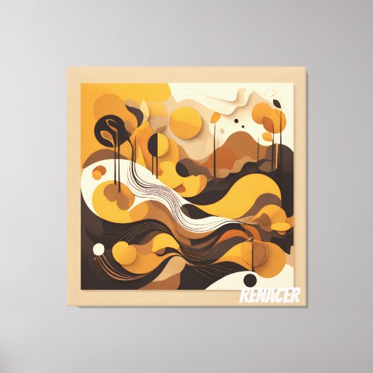 Lienzo Solar Renacer y Naturaleza Canvas Afdruk (Voorkant)