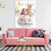 Lienzo Welcome sign wedding modern text Canvas Afdruk (Insitu (Woonkamer))