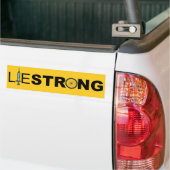 LIESTRONG - Lance Armstrong Bumpersticker (Op Truck)