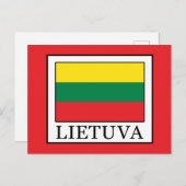 Lietuva Briefkaart (Voorkant / Achterkant)