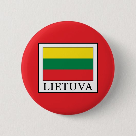 Lietuva Ronde Button 5,7 Cm (Voorkant)