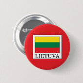 Lietuva Ronde Button 5,7 Cm (Voorkant /achterkant)