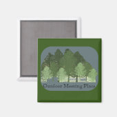 Lieu de réunion en plein air Forest Magnet (Recto/Verso)