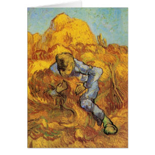 Lieuse de gerbes (d'après Millet) par Vincent van