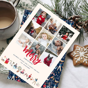 Lieve 12 dagen kerstvakantie fotokaart feestdagenkaart