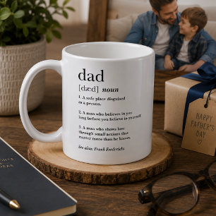 Lieve Aandachtige Papa Definitie Vaderdag Cadeau Koffiemok
