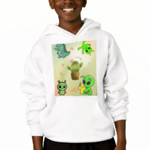 lieve alien&cactus hoodie,Voeg een vleugje kosmisc