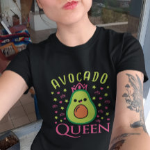 Lieve Avocado Koningin met Hart Keto Meisje Kookt