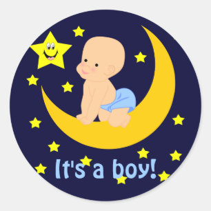Lieve Baby Het is een jongen Stickers
