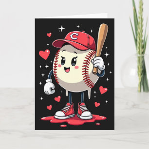 Lieve Baseball Valentijnskaart Kaart