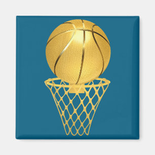 Lieve Basketbal SpelerTrofee Game Coach Sport Magneet