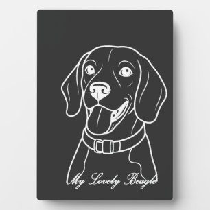 Lieve Beagle Fotoplaat