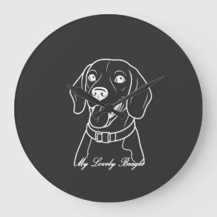 Lieve Beagle Grote Klok