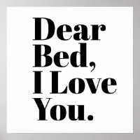 Lieve Bed, ik hou van je wit