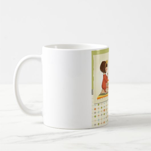 Lieve Biddende Meisje Dank Je God Koffiemok (Links)