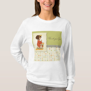Lieve Biddende Meisje Dank Je God T-shirt