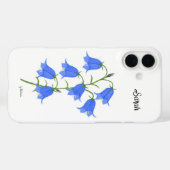 Lieve blauwe klokjes Case-Mate iPhone case (Achterkant (horizontaal))