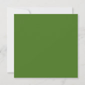 Lieve Bloemige Chic Meisje Zwangerschapsaankondigi Aankondiging (Achterkant)