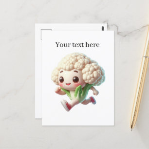 Lieve Bloemkoolliefhebbers aanpasbaar Briefkaart