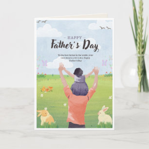 Lieve boodschap voor papa kaart