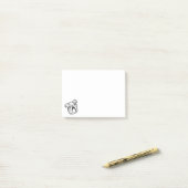 Lieve Britse Bulldog Persoonlijk Post-it® Notes (Op bureau)