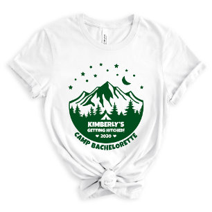 Lieve Bruid Camping Bachelorette Tri-Blend Shirt