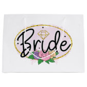 Lieve Bruid Voor Bruiloftfeest Groot Cadeauzakje (Voorkant)