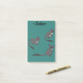 Lieve Bushbabies Illustratie Post-it® Notes (Op bureau)