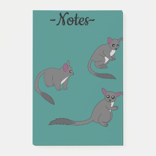 Lieve Bushbabies Illustratie Post-it® Notes (Voorkant)