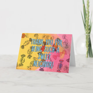 lieve buurvrouw bedankkaart